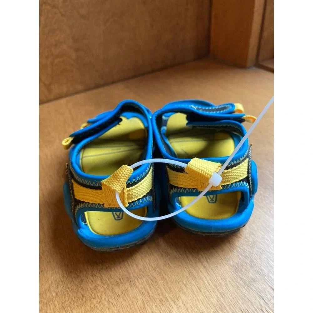 Keen Knotch River Toddler Sandals Blue Yellow Water Shoes Size 9 US Kids